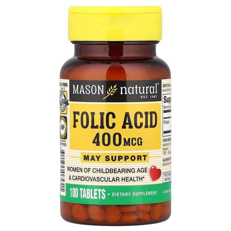 Folic Acid 400mcg Tablets